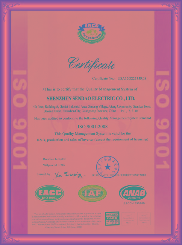 ISO 9001 Quality System